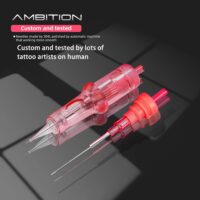 Ambition 20Pcs Disposable Tattoo Cartridge Needles Bugpin 1RL - 0.25MM Permanent Makeup Eyebrows Eyeliner Lips & SMP Tattoo Cartridge Supplies for Rotary Tattoo Pen Machine (0801RL) - Image 6