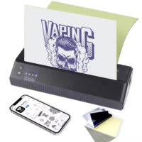 Portable Wireless Tattoo Printer Thermal Printer Transfer Blue Tooth USB Mobile Machine Text PDF Document Maker - Image 4