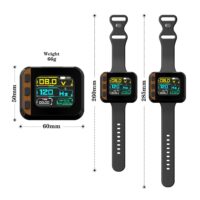 Tattoo Power Supply - Ambition S2 Touch Screen Tattoo Battery Wristband,1600mAh Portable Supply RCA Tattoo with LCD Touch Display Lithium Battery for Rotary Tattoo - Image 2