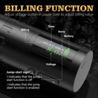 Ambition Ninja Ultra Wireless Tattoo Machine with Intelligent Billing Feature- Rotary Cartridge Pen with 1900mAh Wireless Tattoo Gun Coreless Motor Straight Drive Bar Equipment for Tattoo Artists - Image 6