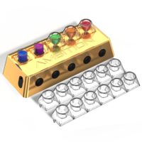 Tattoo Ink Mixer - Ambition A1 Wireless Colorant Mixer IP53 Waterproof 2400 mAh Battery Lab Vortex Mixer with 12pcs Color Cups, 200pcs Mixing Magnet Sticks for Tattoo Artists - Image 2