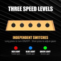 Tattoo Ink Mixer - Ambition A1 Wireless Colorant Mixer IP53 Waterproof 2400 mAh Battery Lab Vortex Mixer with 12pcs Color Cups, 200pcs Mixing Magnet Sticks for Tattoo Artists - Image 3