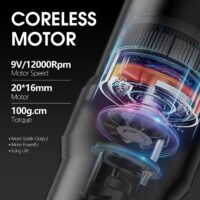 Wireless Tattoo Gun - Rotary Tattoo Cartridge Pen Custom Coreless Motor 2400mAh Power Supply Digital LED Display Professional for Tattoo Artist - Image 12