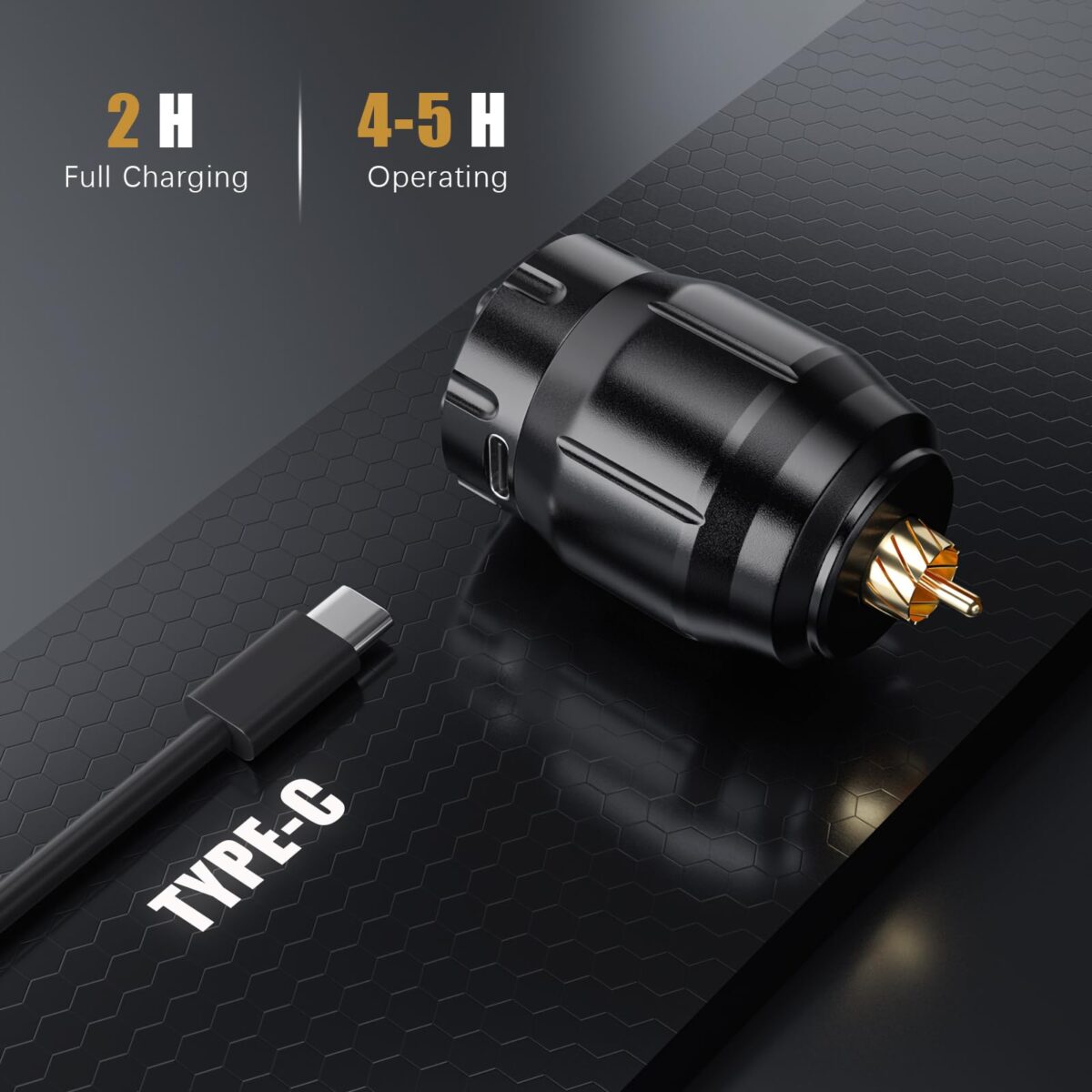 Wireless Tattoo Power Supply Rechargeable Cordless Tattoo Battery Pack 1500mAh RCA Connector LED Digital Display for Rotary Tattoo Pen Machine - Image 7