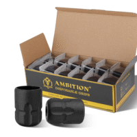 Ambition Soldier P2 Disposable Tattoo Grips - 12Pcs 38mm Professional Tattoo Rubber Grip Cover with Click Adjust System Supply for Rotary Soldier, Zetton, Torped & Shura Tattoo Pen Machine Gun