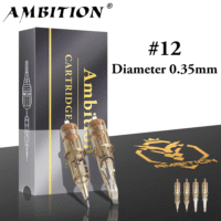 Ambition Premium Revolution Tattoo Cartridge Mix Round Liner Shader Curved Magnum Tattoo Needle 1rl 3rl 5rl 7rl 9rl 7rm 9rm 13rm - Image 2