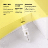 Tattoo Cartridge Needles #10 Bugpin 3 Round Liner X-Taper 20PCS with Membrane Professional Disposable EN05S-20-1003RL - Image 7