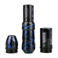 flux max wireless tattoo machine pen (4.0mm stroke, 2 batteries, coreless motor)