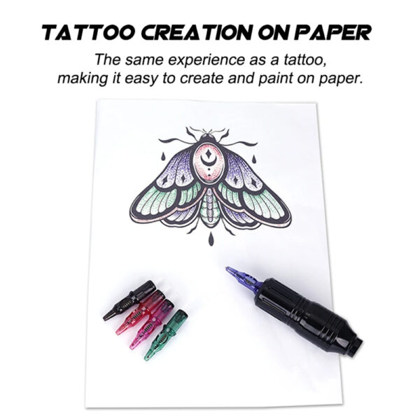 Ballpoint Tattoo Cartridge Needle - Safe, realistic practice tool for artists & beginners