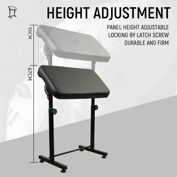 Tattoo Arm Rest Height Adjustment – 67-95cm Range with Latch Screw Lock