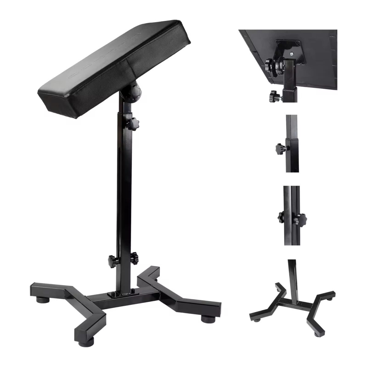 Adjustable Tattoo Arm Rest – Multi - Angle View with 180° Rotation & Height Adjustment