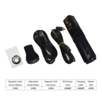 wireless tattoo pen with adjustable stroke & clear digital display for precise artistry