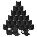 black self adhesive tattoo grip cover bandages bulk pack for artists