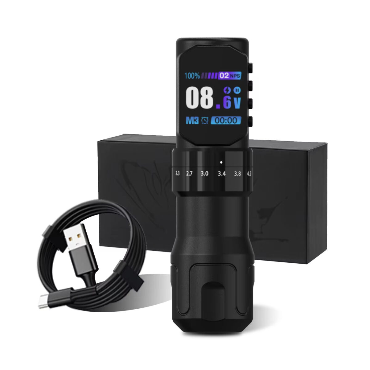 Professional Wireless Tattoo Pen – Long Battery Life & Adjustable Settings