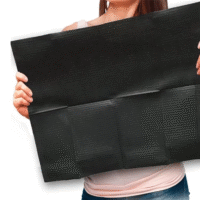 black one time tattoo cleaning wipes pad disposable dental piercing bibs waterproof sheets paper tattoo accessories