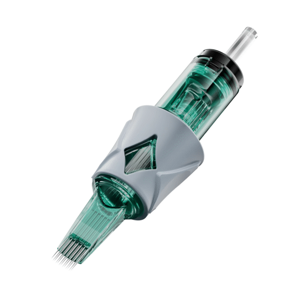 20pcs/box quality green younglife pmu smp sharp durable tattoo needle permanent makeup cartridge with finger ledge