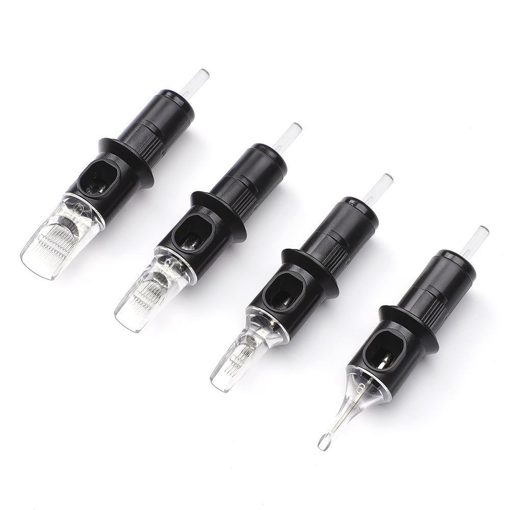 Custom tattoo cartridge needles - YoungLife Tattoo Supply - medical-grade stainless steel, tailored grouping, transparent housing