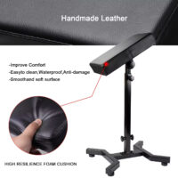 Tattoo Arm Rest Handmade Leather Detail – Soft, Waterproof, High - Resilience Foam