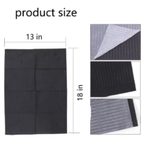 black one time tattoo cleaning wipes pad disposable dental piercing bibs waterproof sheets paper tattoo accessories