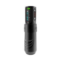 wireless tattoo pen with LED display, adjustable voltage for professional linework and shading