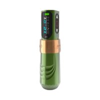 wireless tattoo pen with LED display, adjustable voltage for professional linework and shading