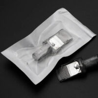 1249rm 1245rm 1239rm flat magnum tattoo needle cartridge with transparent housing for bold lines and shading