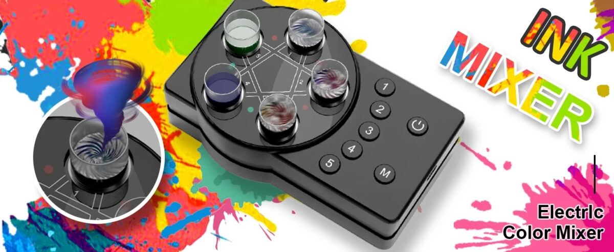 electric tattoo ink mixer efficient, multi position ink blending tool for tattoo artists