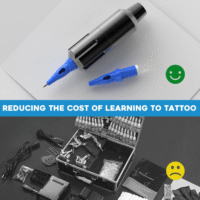 8 color ballpoint tattoo cartridge set: elevate tattoo artistry for artists & beginners