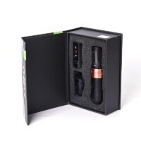 wireless tattoo pen with LED display, adjustable voltage for professional linework and shading
