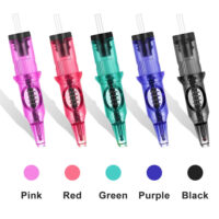20 pcs ballpoint tattoo cartridge needle safe, realistic practice for tattoo artists & beginners