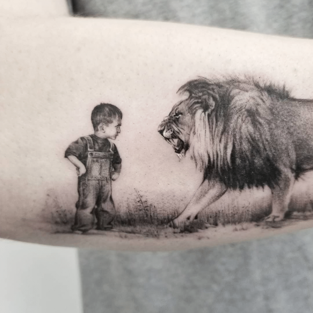 Professional tattoo equipment setup including wireless tattoo machine, FDA-approved ink bottles, disposable needles, and sterilization tools for US tattoo artists