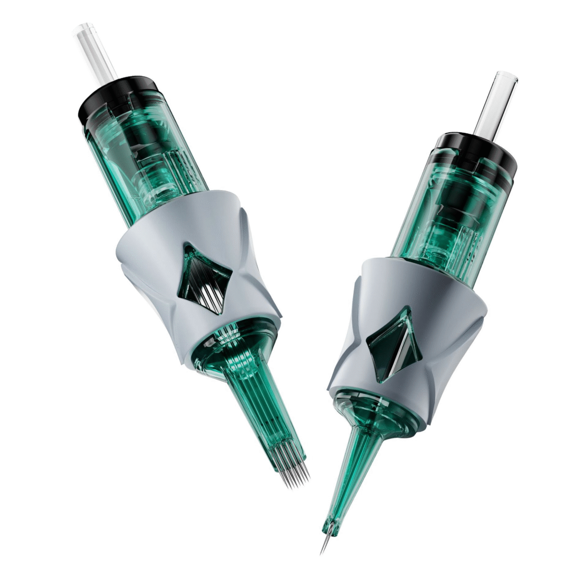 20pcs/box quality green younglife pmu smp sharp durable tattoo needle permanent makeup cartridge with finger ledge