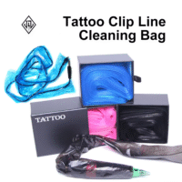 100pcs colorful tattoo clip line bags (blue/pink/black) disposable tattoo supplies