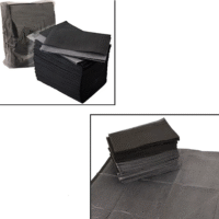 black one time tattoo cleaning wipes pad disposable dental piercing bibs waterproof sheets paper tattoo accessories