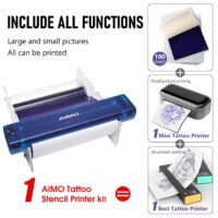 portable tattoo stencil printer bluetooth, high definition, easy operation