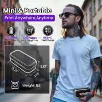 mini tattoo stencil printer bluetooth, portable, high precision for tattoo artists