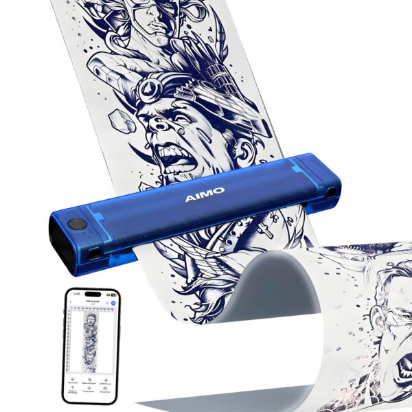 portable tattoo stencil printer bluetooth, high definition, easy operation