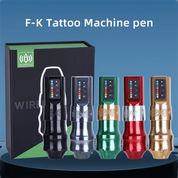 f k wireless tattoo machine pen: colorful, precise & ideal for tattoo artists