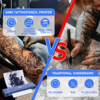 portable tattoo stencil printer bluetooth, high definition, easy operation