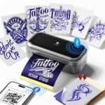 mini tattoo stencil printer bluetooth, portable, high precision for tattoo artists
