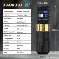 Professional Wireless Tattoo Pen – Long Battery Life & Adjustable Settings
