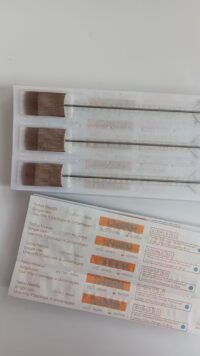 304 medical grade stainless steel 0.3mm/0.35mm rm disposable tattoo needles 30pcs/box, individual sterile packaging, fda approved, sharp & durable for tattoo machines, hypoallergenic