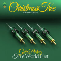 10pcs/box tattoo cartridges needles green christmas tree boutique disposable sterile safety needles for tattoo machine supplies