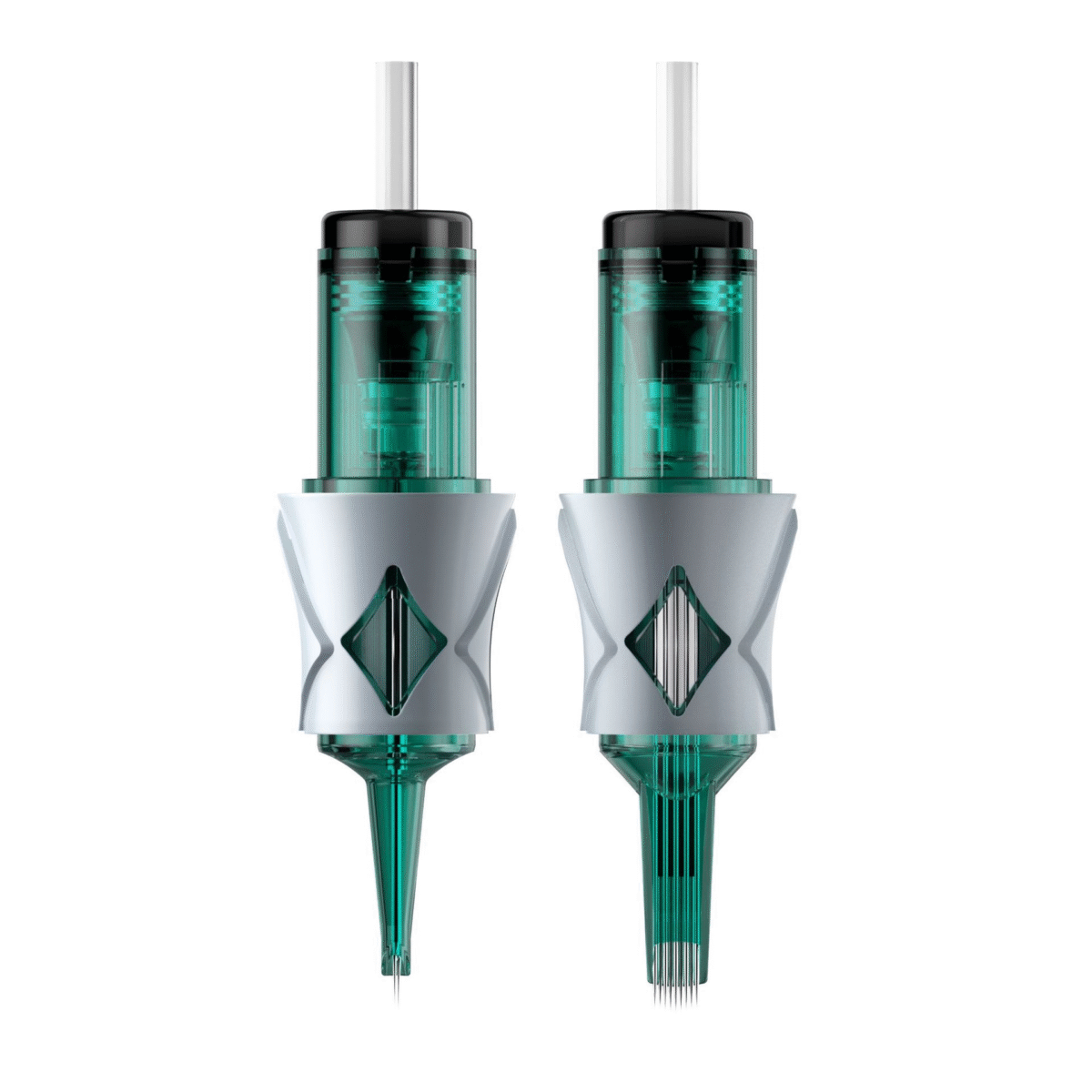 20pcs/box quality green younglife pmu smp sharp durable tattoo needle permanent makeup cartridge with finger ledge