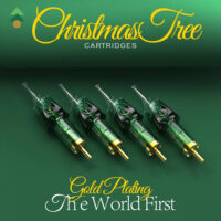 10pcs/box tattoo cartridges needles green christmas tree boutique disposable sterile safety needles for tattoo machine supplies