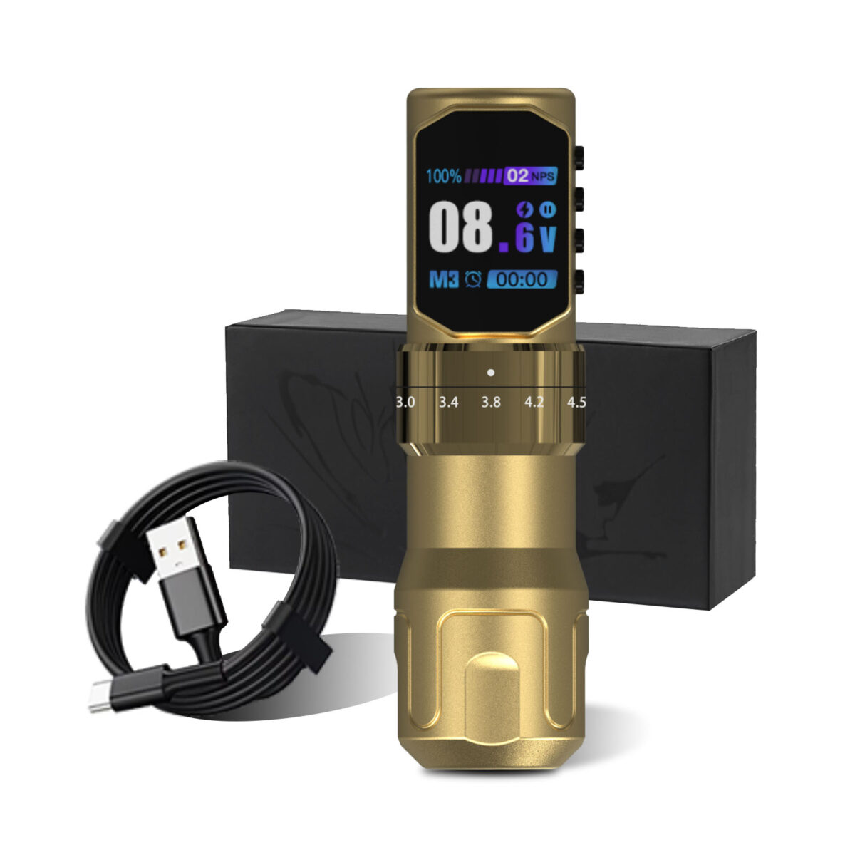 Professional Wireless Tattoo Pen – Long Battery Life & Adjustable Settings