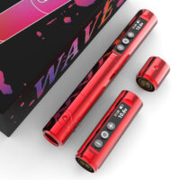 professional wireless tattoo pen machine adjustable grip, digital display