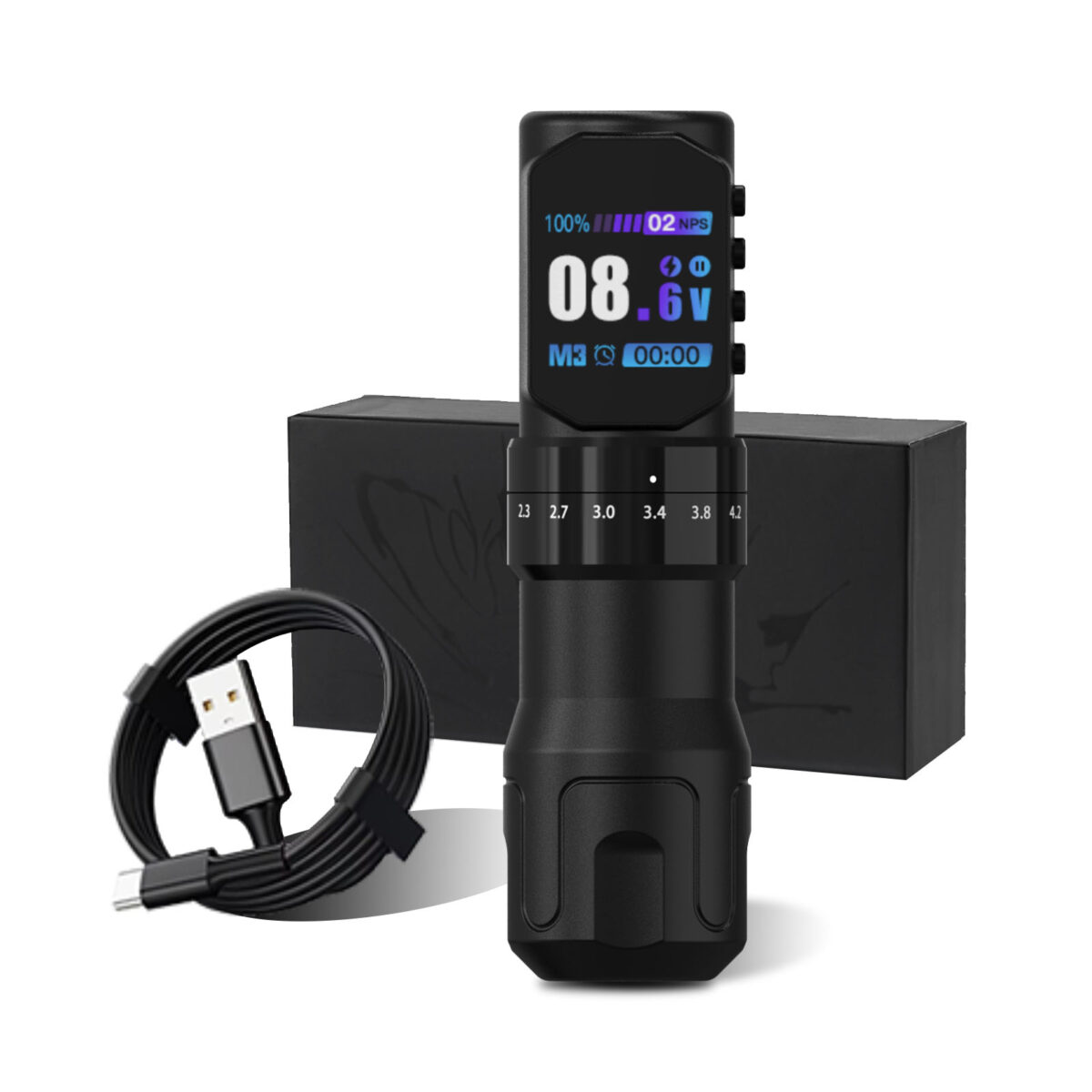 Professional Wireless Tattoo Pen – Long Battery Life & Adjustable Settings