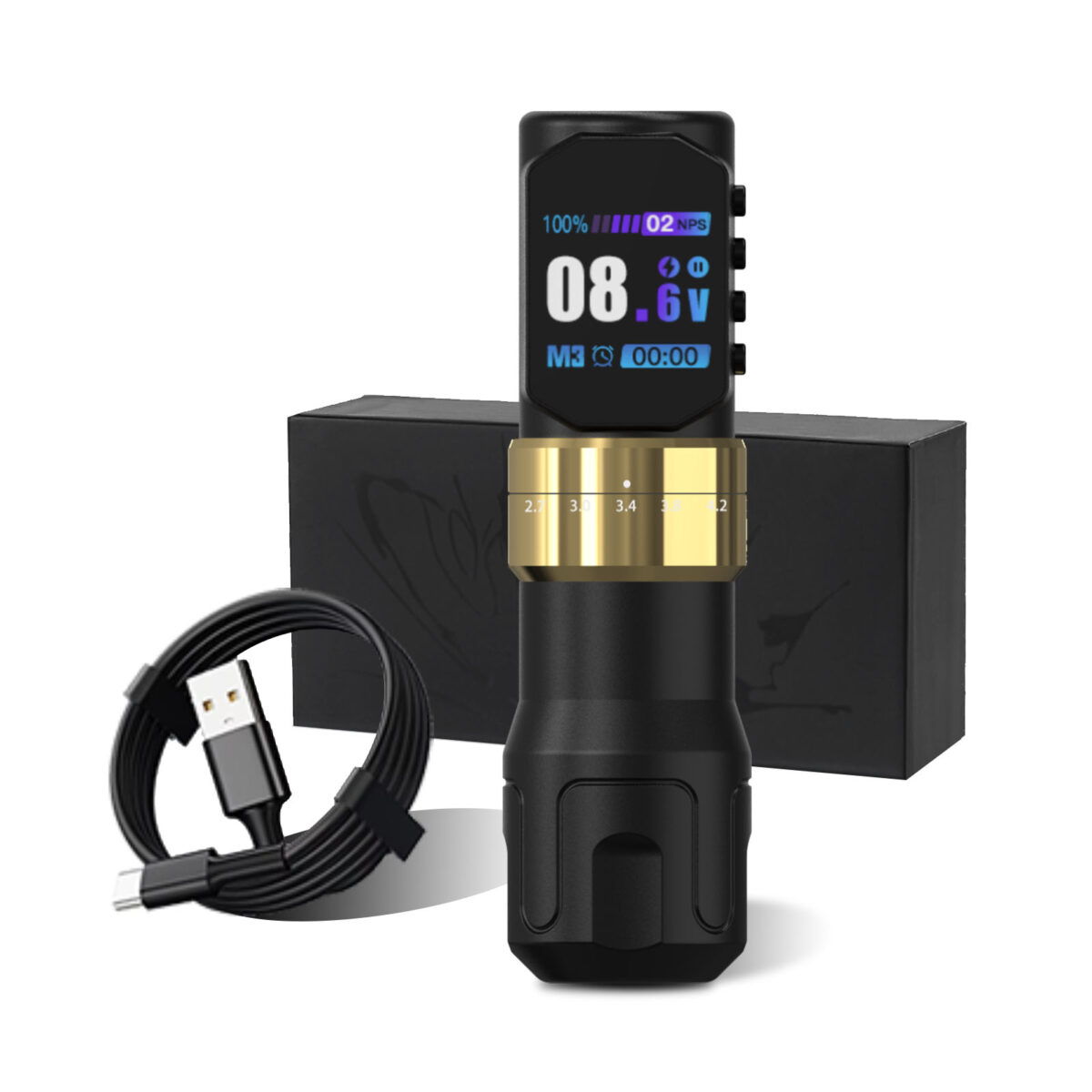 Professional Wireless Tattoo Pen – Long Battery Life & Adjustable Settings