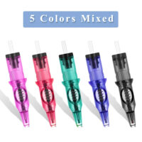20 pcs ballpoint tattoo cartridge needle safe, realistic practice for tattoo artists & beginners
